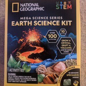 National Geographic MEGA Earth Science Kit – 100+ Activities Experiments STEM